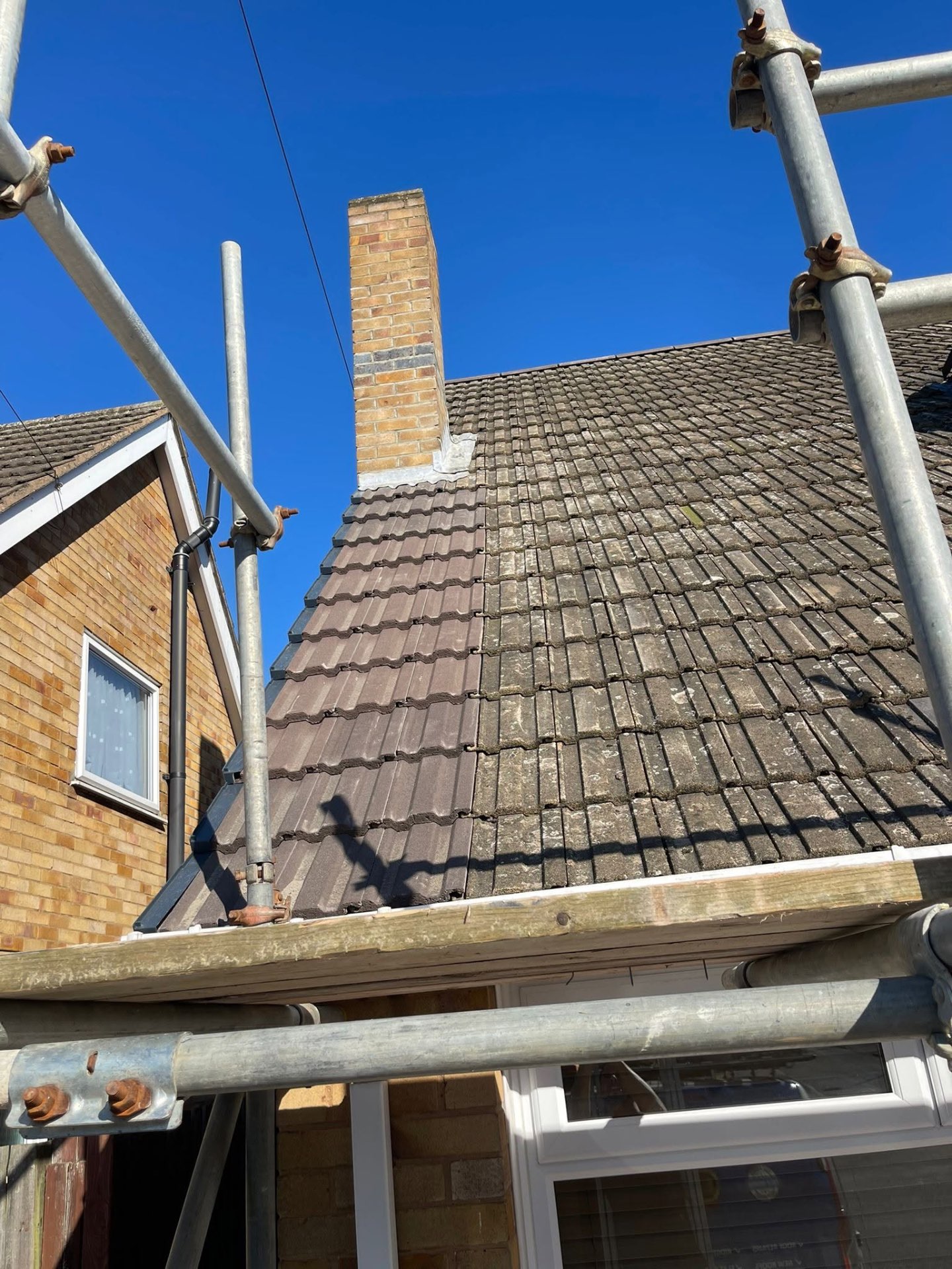 Chimney re-pointed and made safe